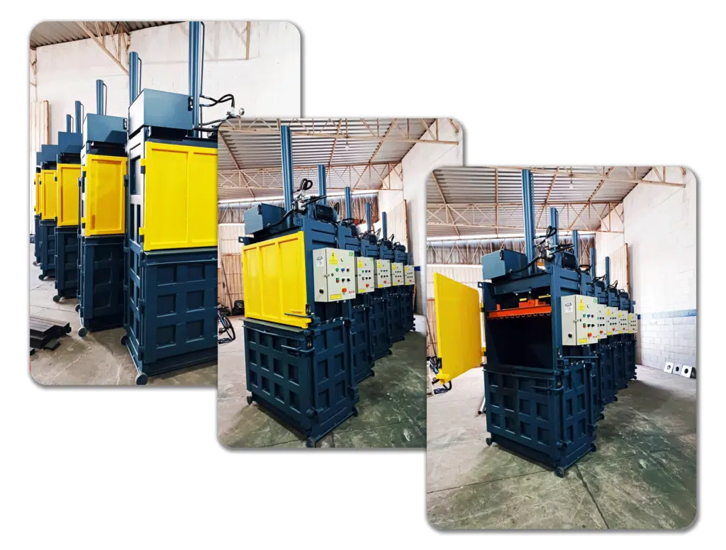 Linha de Prensas Enfardadeiras Verticais ReciclaSim